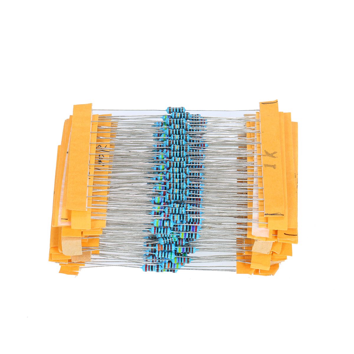 300PCS 1/4W Chromatic Ring Resistor Metal Film Resistor
