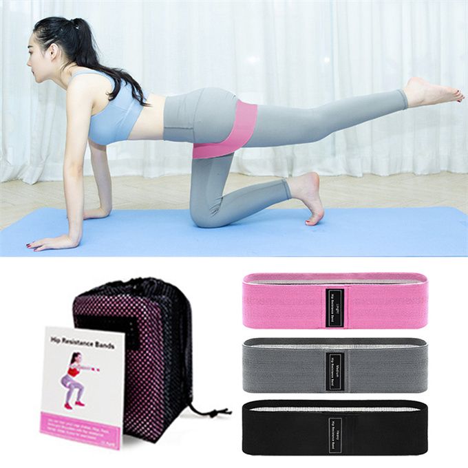 3-Piece Set Sports Exercise Resistance Loop Yoga Bands Set