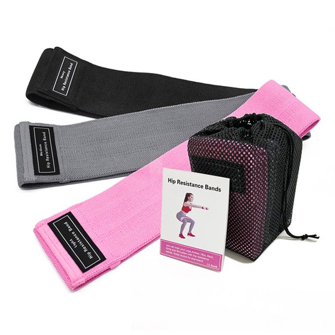 3-Piece Set Sports Exercise Resistance Loop Yoga Bands Set