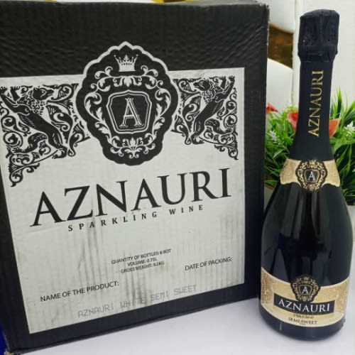 Aznauri Champagne - Semi-sweet - 750ml - 1 Bottle