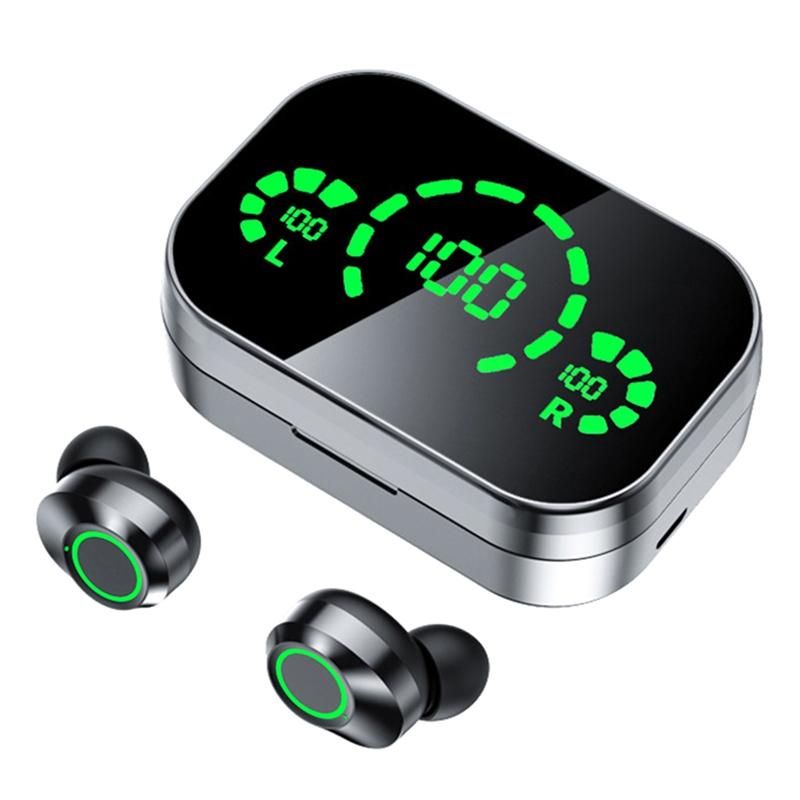 YD03 TWS Wireless Bluetooth Headphones LED Smart Digital Dis