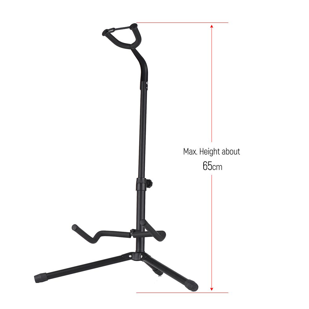 Metal Guitar Floor Stand Musical Instrument Tripod Holder