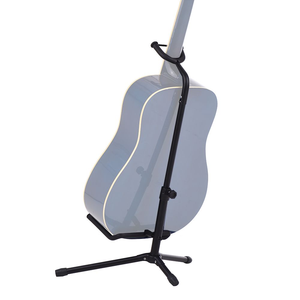 Metal Guitar Floor Stand Musical Instrument Tripod Holder