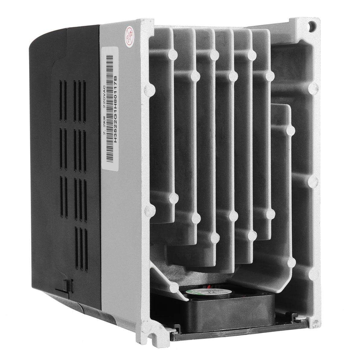 220V 2.2KW Variable Frequency Inverter Vector Control 1PH Into 3PH General
