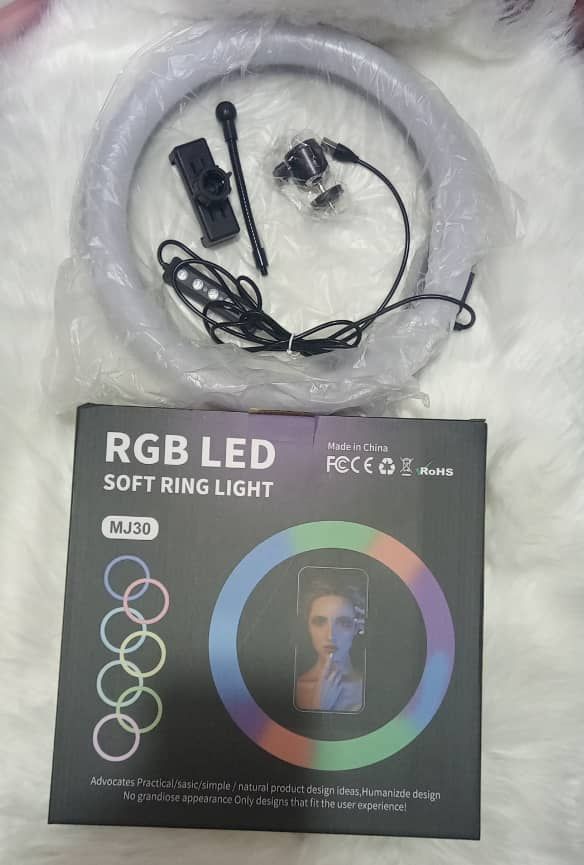 12 Inches RGB Ringlight + Tripod Stand+Remote