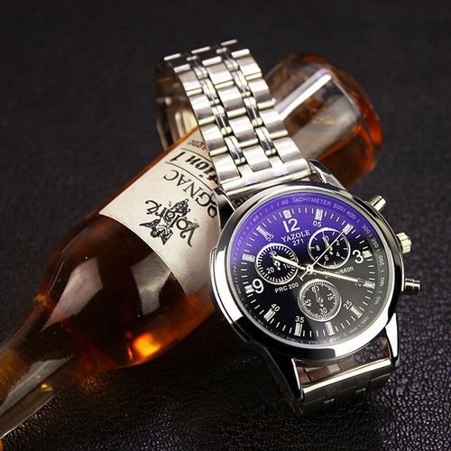 Top Luxury Brand Watch Famous Fashion Sports Cool Men Quartz Watches Wristwatch Gift For Male YZL271X-Black