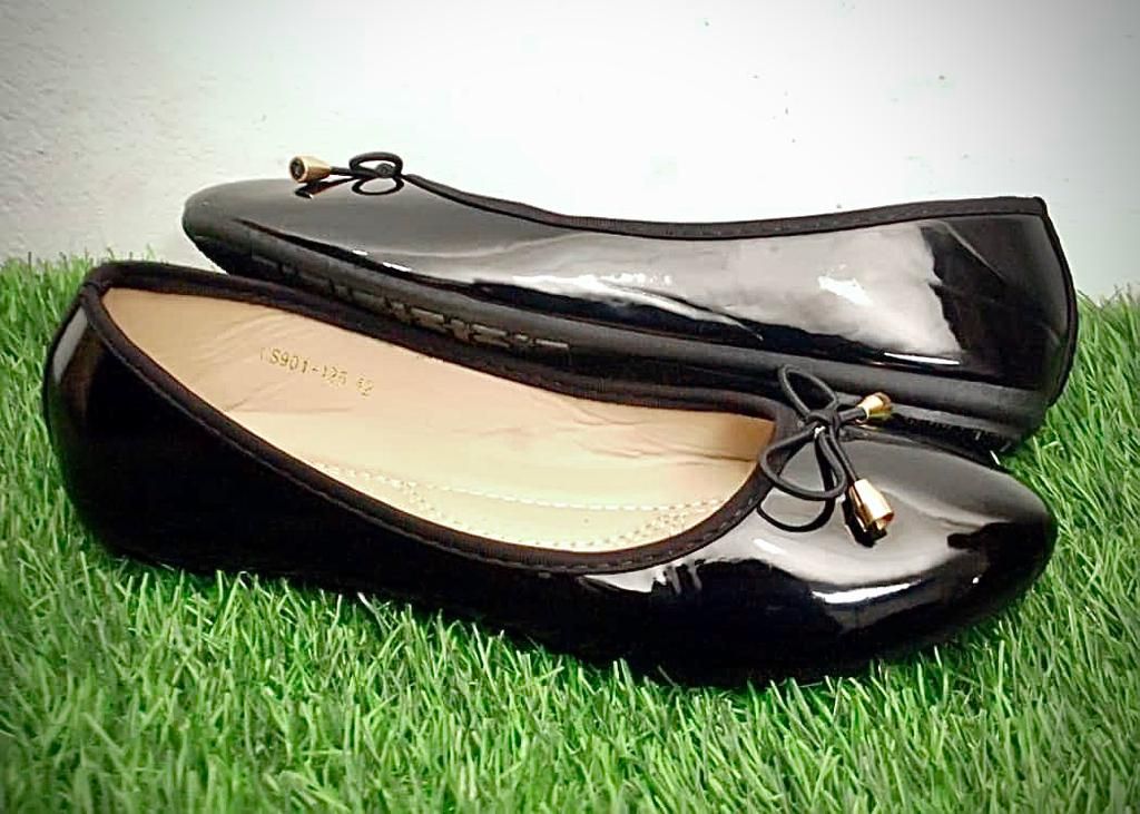 Women Ballet Office Casual Slip-on Shoe-Black
