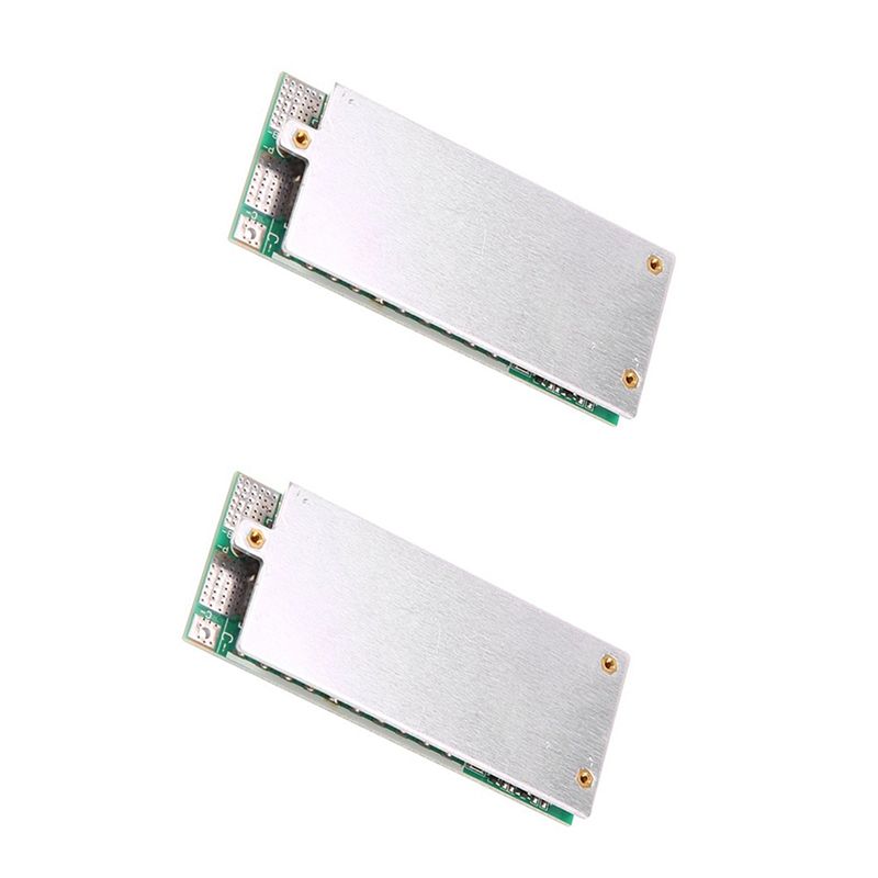 2Pcs 4S 100A 12V Protection Board with Balanced BMS Lithium