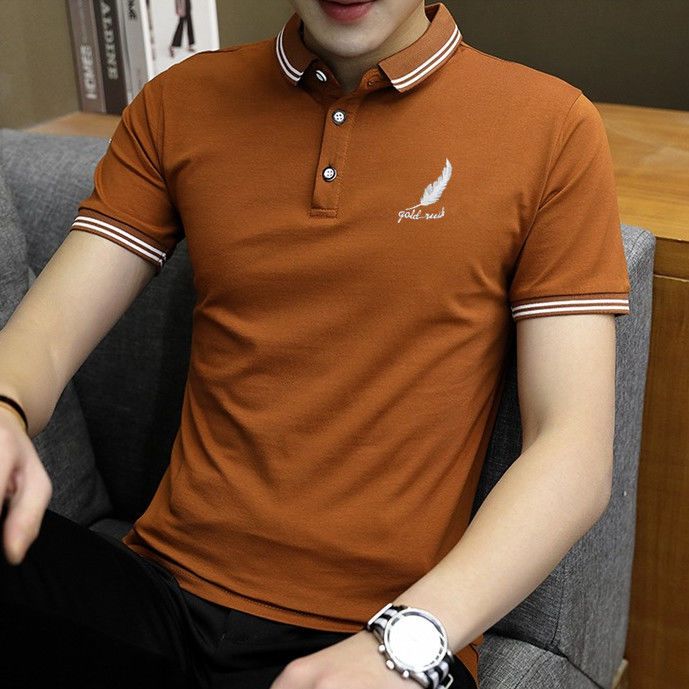 2 Piece Set Men's Polo Shirt T-shirt