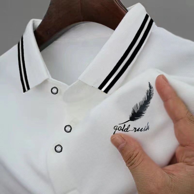 2 Piece Set Men's Polo Shirt T-shirt