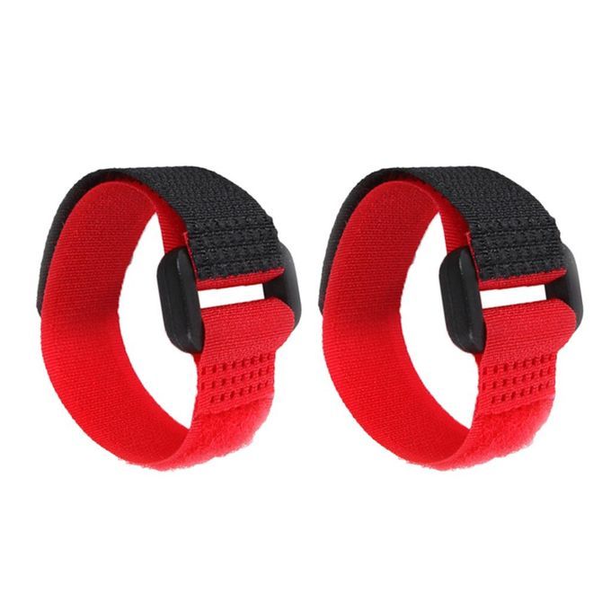 4pcs No-Crow Rooster Collar No Crow Noise Neck Belt For Roosters Red