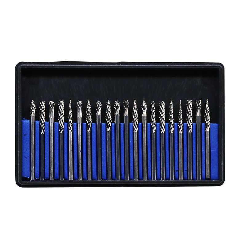 JIGONG 20pcs 3mm Tungsten Steel Grinding Rolling Carbide