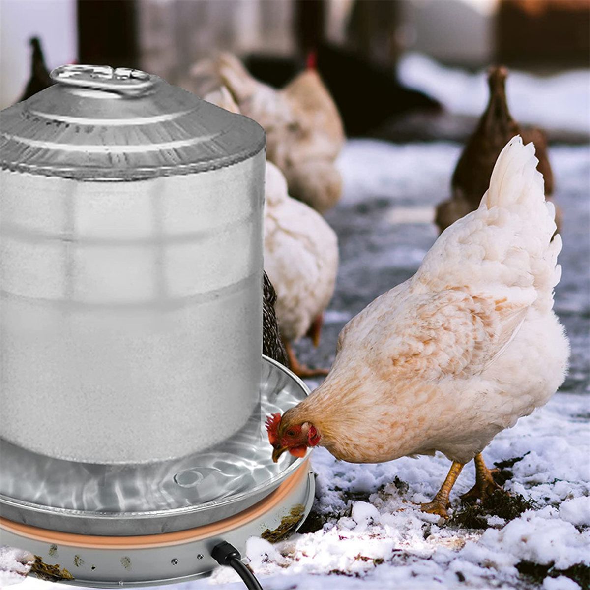 Chicken Water Heater Base 15 Watt Winter De-Icer Chicken