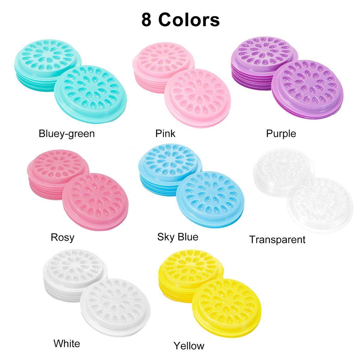 100pcs Eyelash Glue Holder False Lash Glue Holder Tray Eyelash Extension Glue Holder for Eyelash Extension Tools