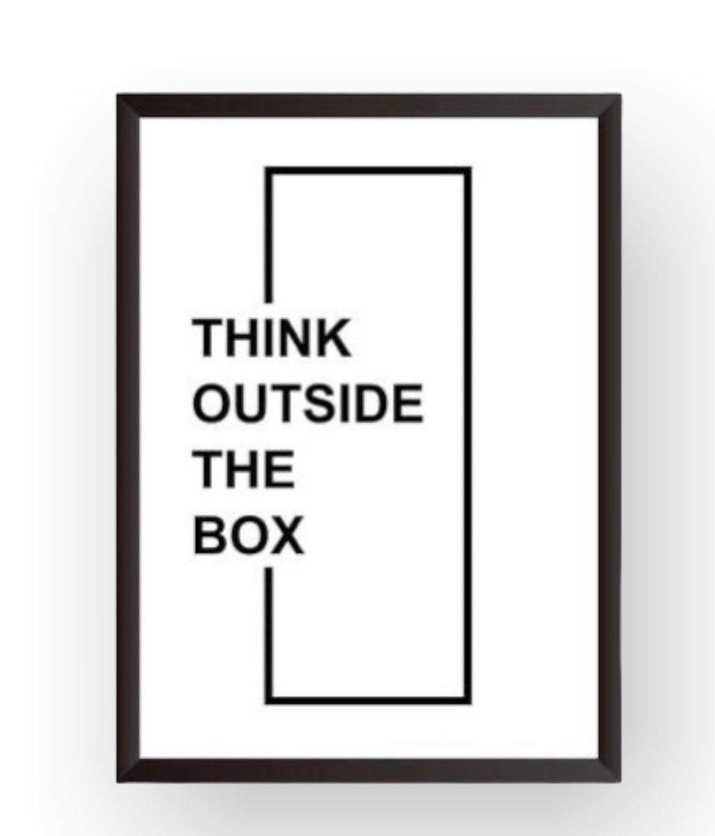 Think Out The Box Decorative Wall Frame