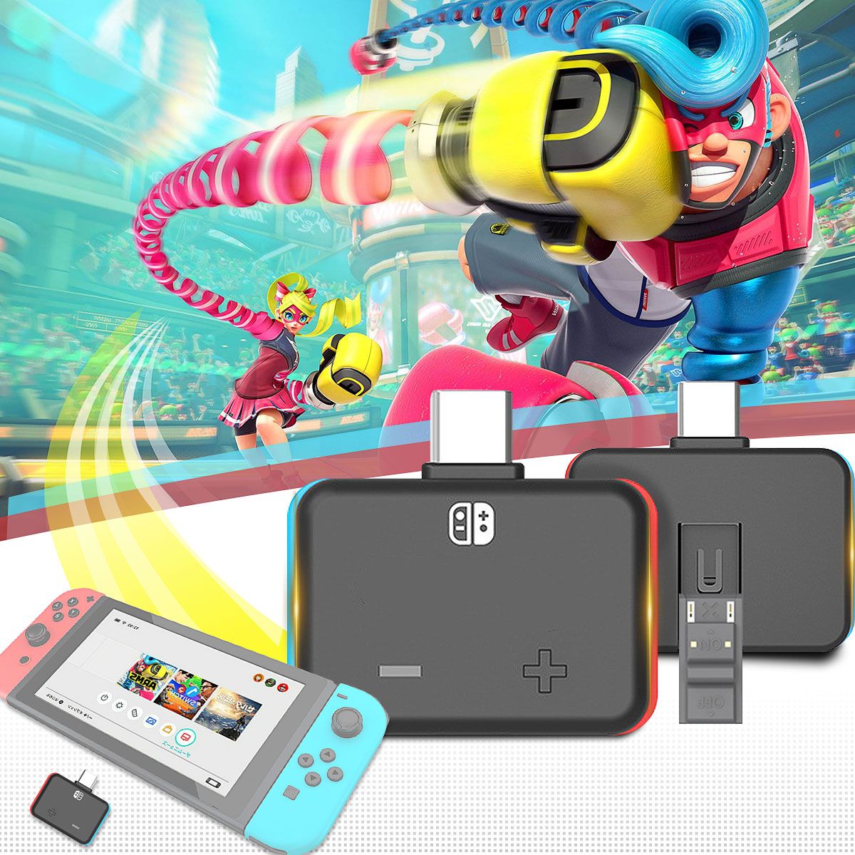 PC Host Use Bluetooth Audio Type- Head Transmitter For Nintendo PS4 Switch