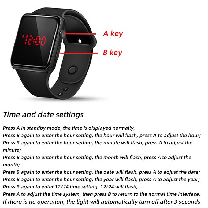 LED DIGITAL WATCH