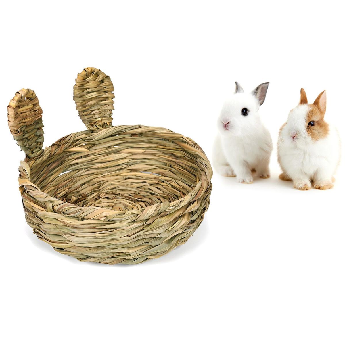 Rabbit Grass Bed Bunny Bedding Nest For Round Opening