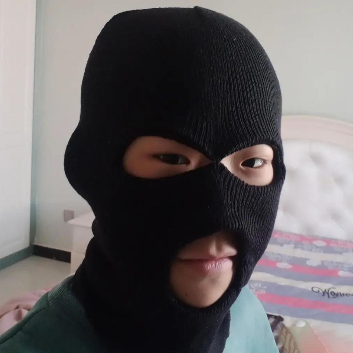 Cycling Headgear Winter Motorcycle Warmer Cover Black