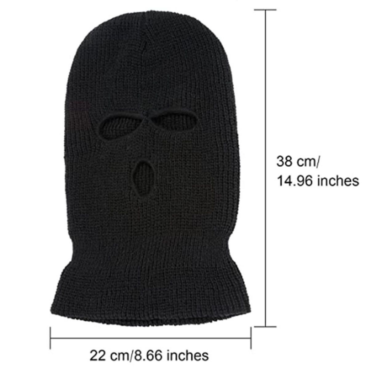Cycling Headgear Winter Motorcycle Warmer Cover Black
