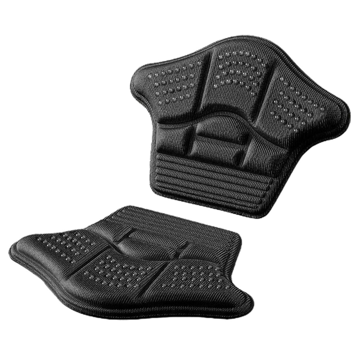 1 Pair Heel Cushion Pad Male Female Half Size Heel Cushion Pad Black