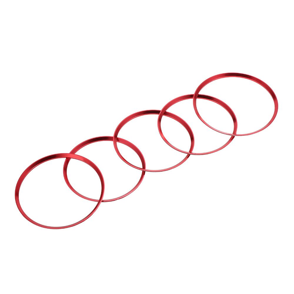 5pcs Air Vent Outlet Ring Cover Trim For Mercedes Benz CLA