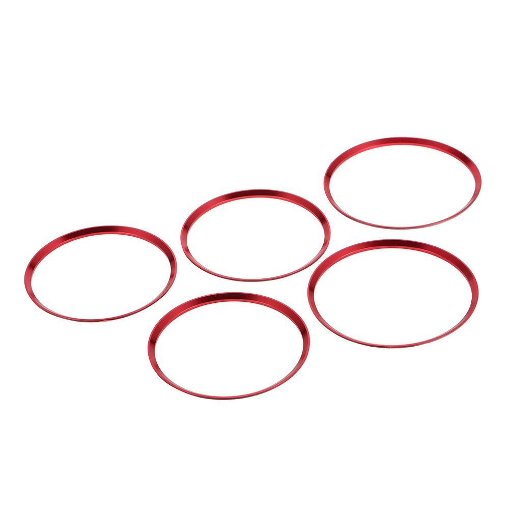 5pcs Air Vent Outlet Ring Cover Trim For Mercedes Benz CLA