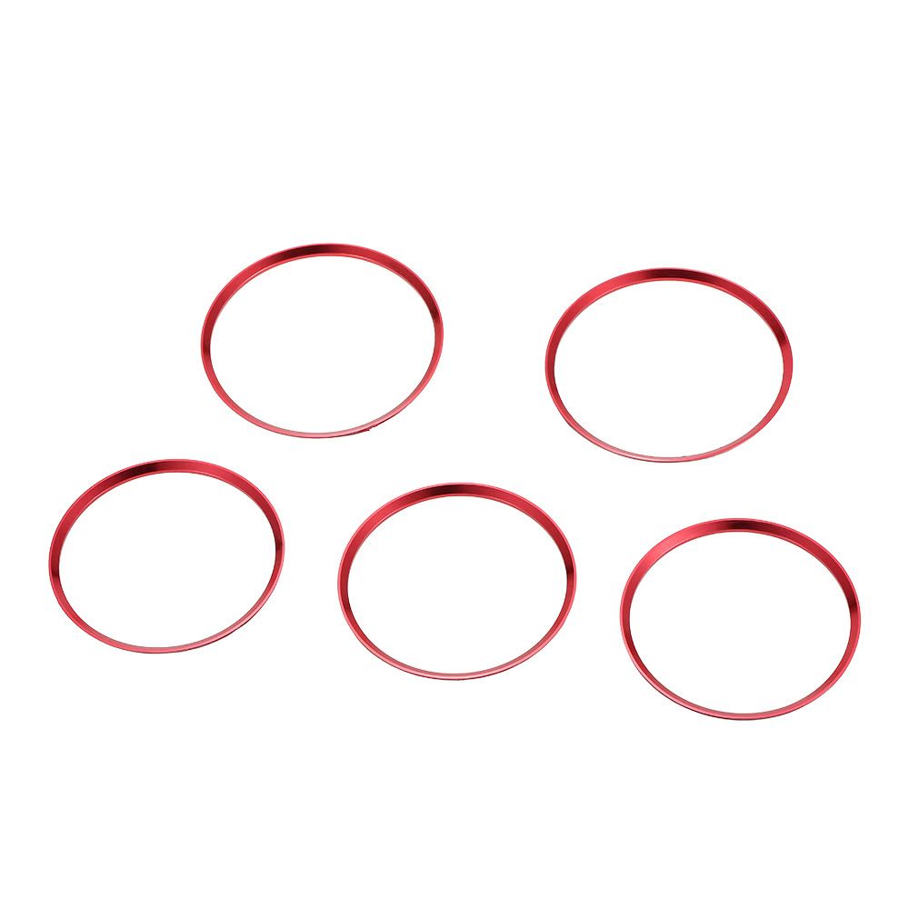 5pcs Air Vent Outlet Ring Cover Trim For Mercedes Benz CLA