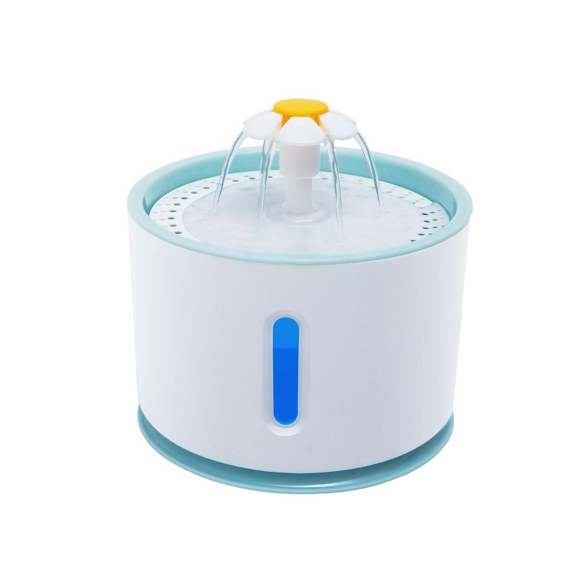 2.4L Plastic Cat and Dog Water Dispenser Lake blue high matching Korean regulations