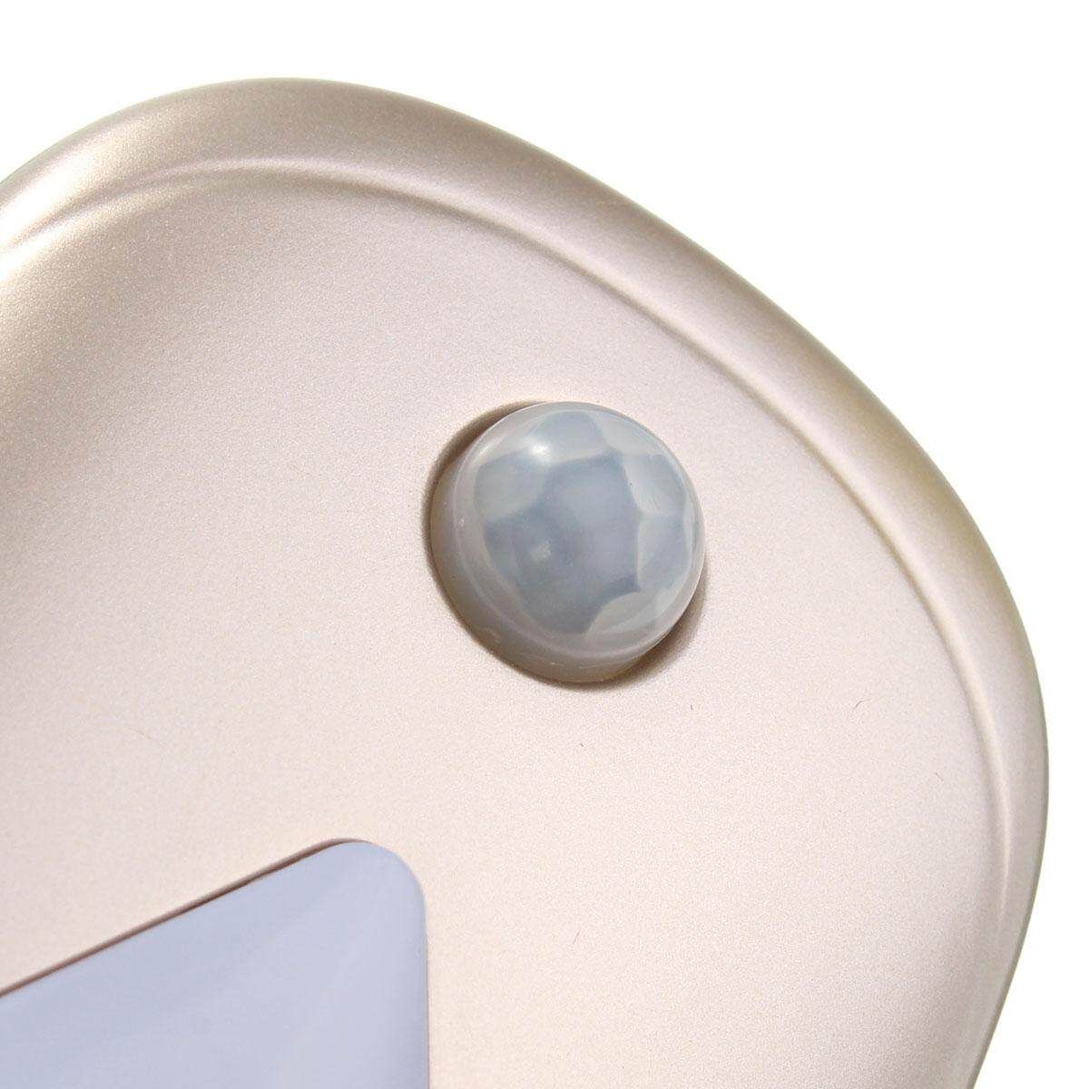 Automatic LED Night Light Sensor Control Nursery Bedroom Hallway Lamp EU Plug Gold Gold