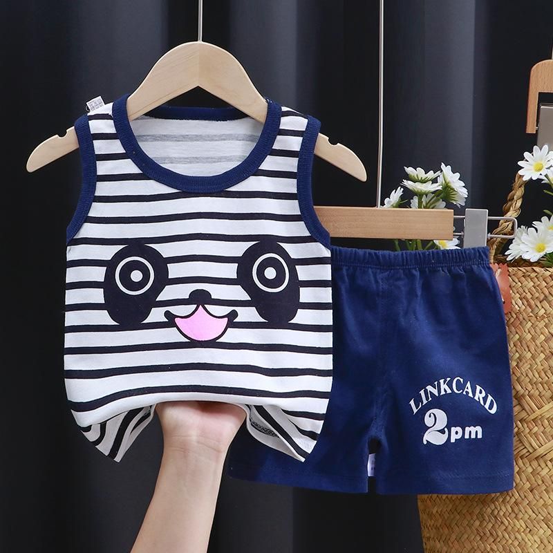 2-Piece Children'S Vest Set T-Shirt + Shorts P009