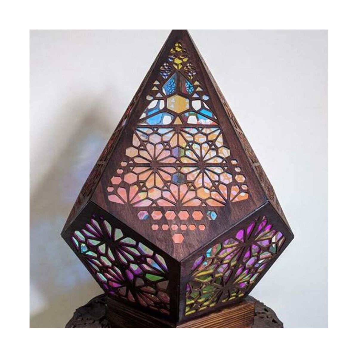 Floor Lamp Plastic Bohemian Diamond Starry Light Projection Lamp Home Bedroom for Fancy Background Lighting