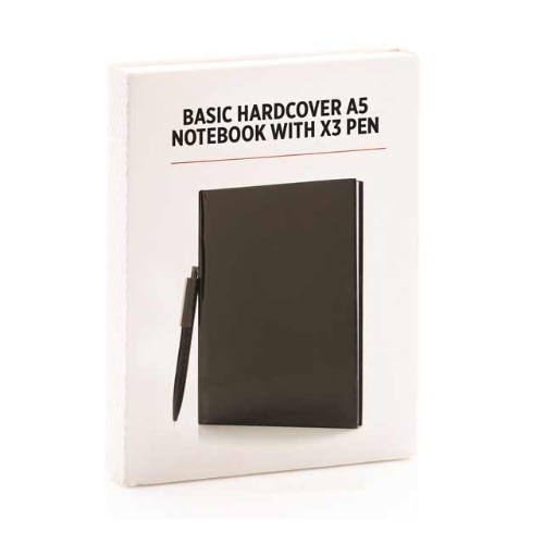 Hard Cover Notebook With Pen