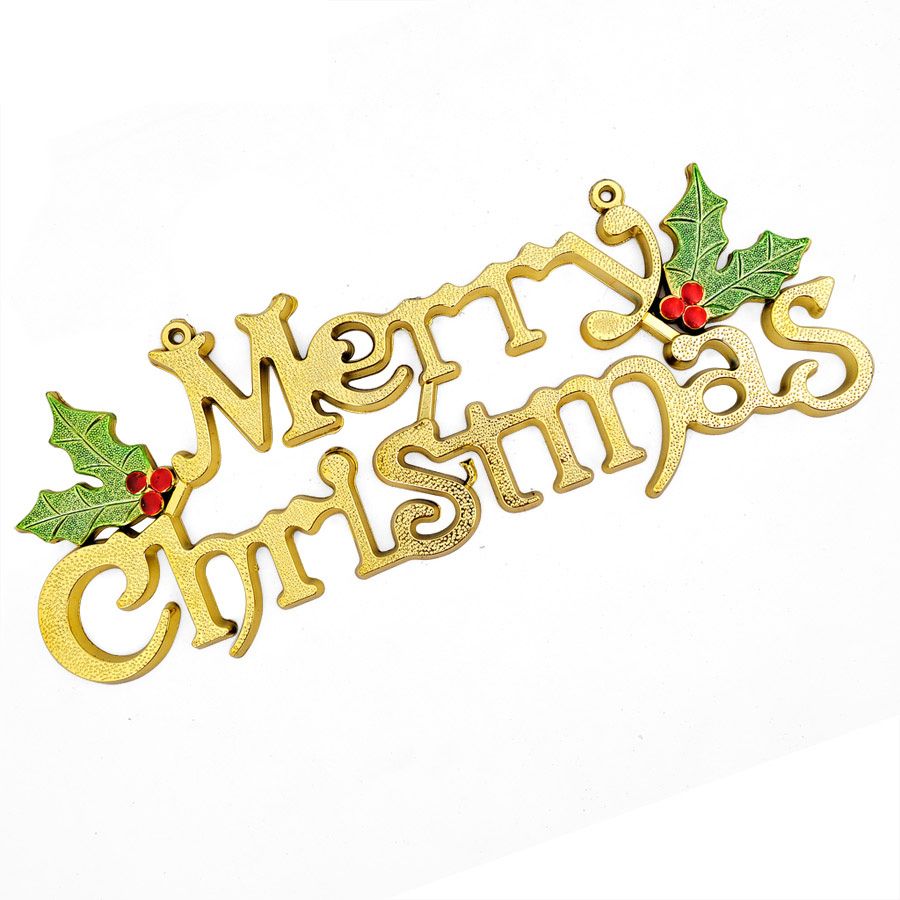 Christmas Tree Decorated With Merry Christmas Letterboard