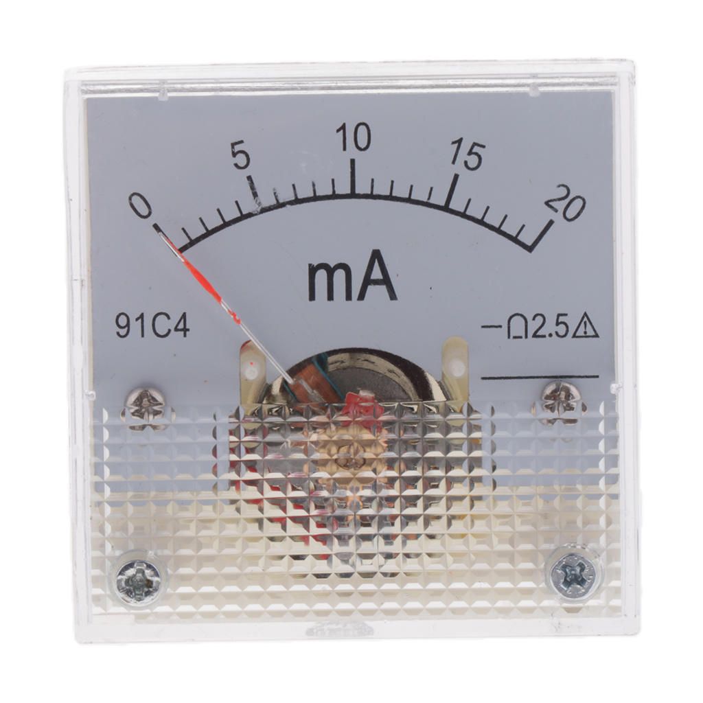 Analog Current Panel Meter DC  Measurement  Ampere 0-20mA
