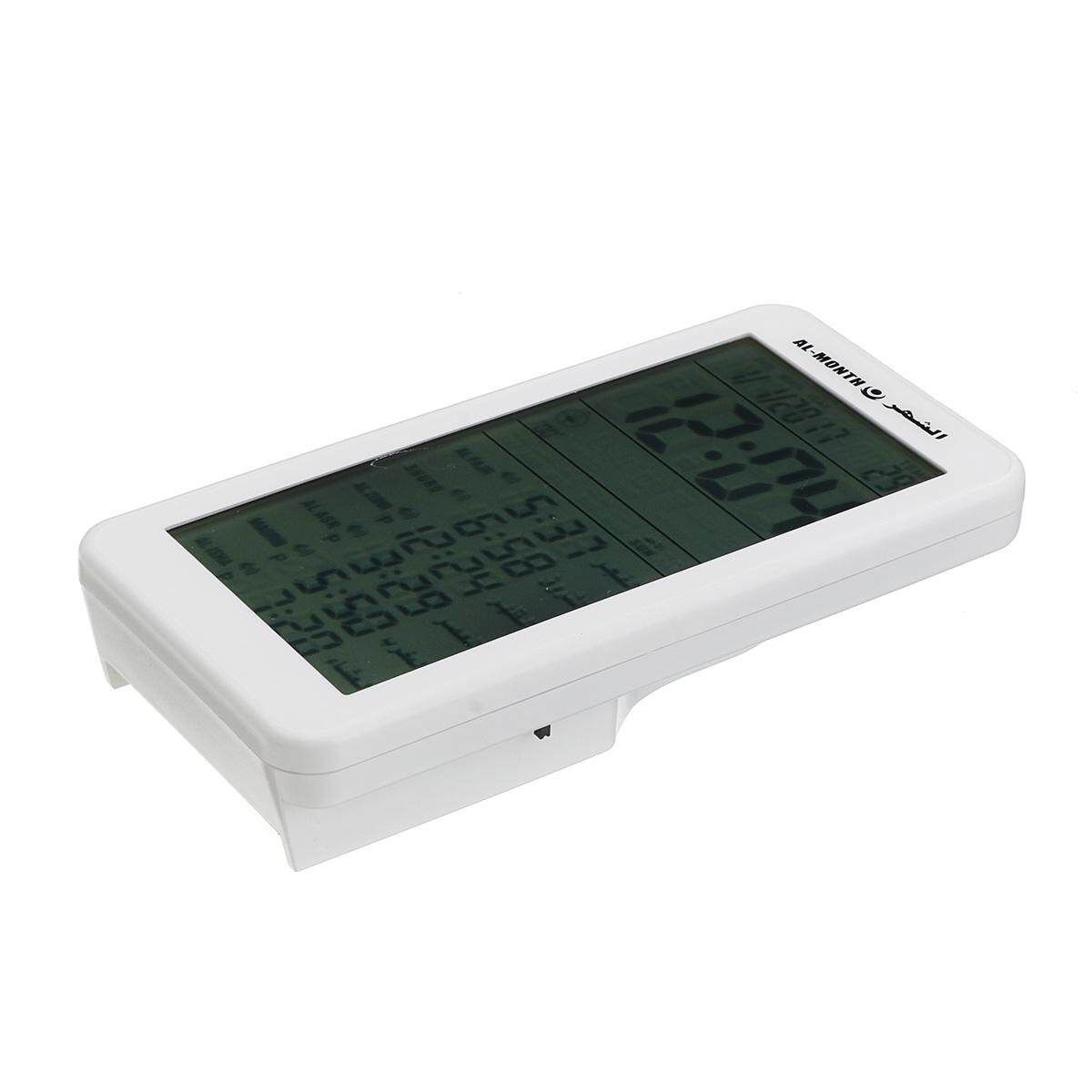 Mosque Digital Eid Islamic Azan Muslim Prayer Alarm Adhan Calender Ramadan Clock White