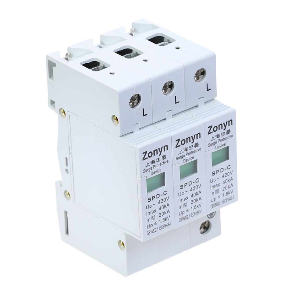 Surge 40KA~20KA High House SPD Protector Quality 420V