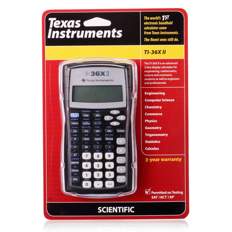 Texas Instruments Ti-36x Ii Student Science Function Two