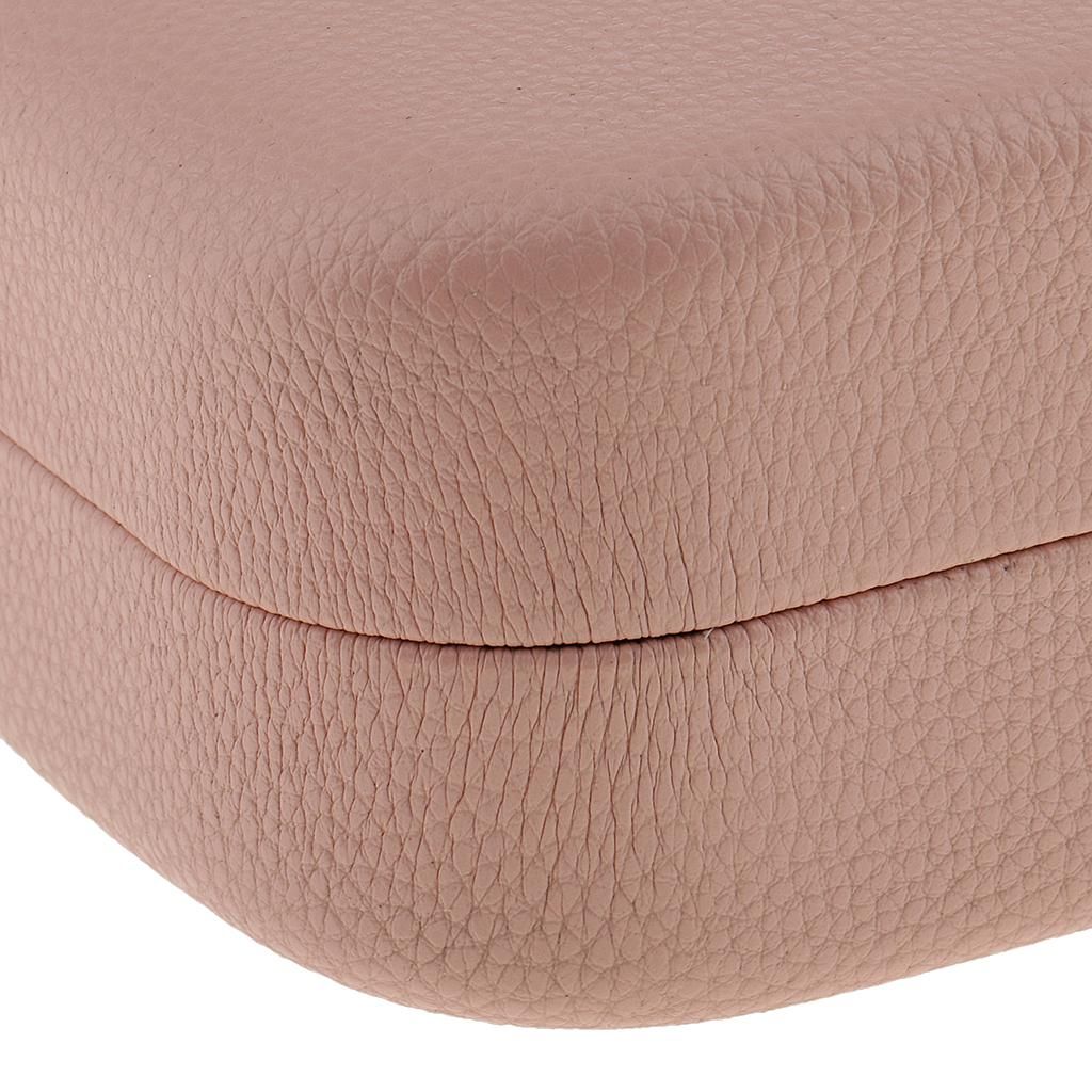 Glasses Case, Glasses Box,  Case, Hard Case (PU Leather + Metal Pink