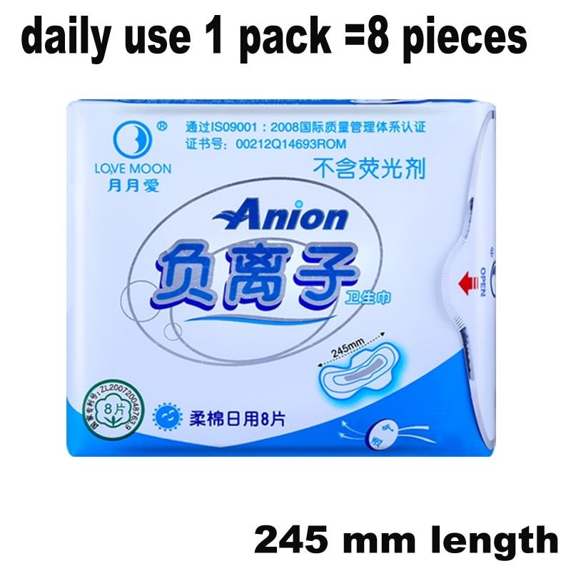 Winalite Love Moon Anion Sanitary Pads Sanitary Towel Sanitary Pad Panty Liners Lady Sanitary