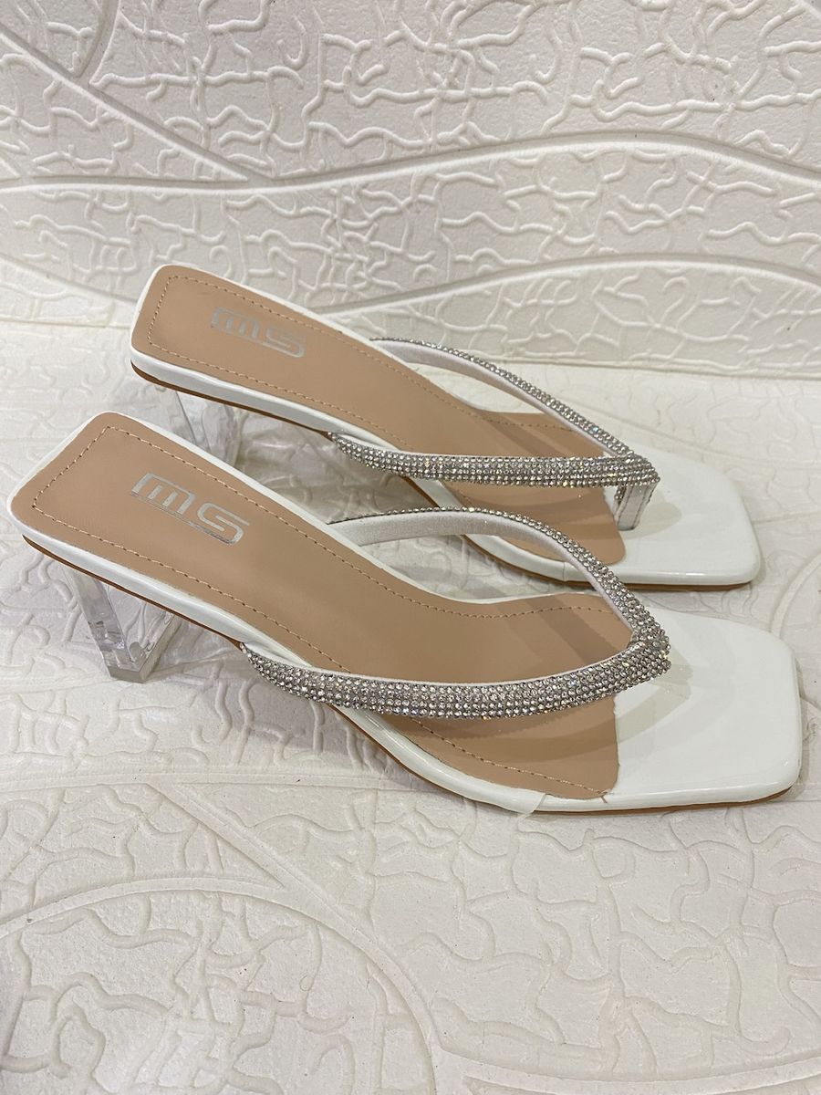 Fashion Women's Transparent Block Heels