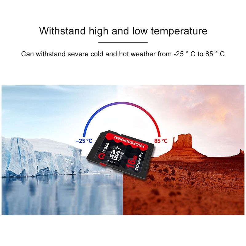 Eekoo 16GB High Speed Class 10 SD Memory Card For All Digital Devices With SD Card Slot