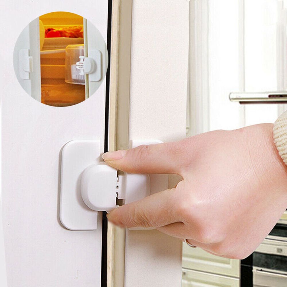 New 1Pc Refrigerator Freezer Fridge Door Lock Latch Catch For Child Toddler Safety