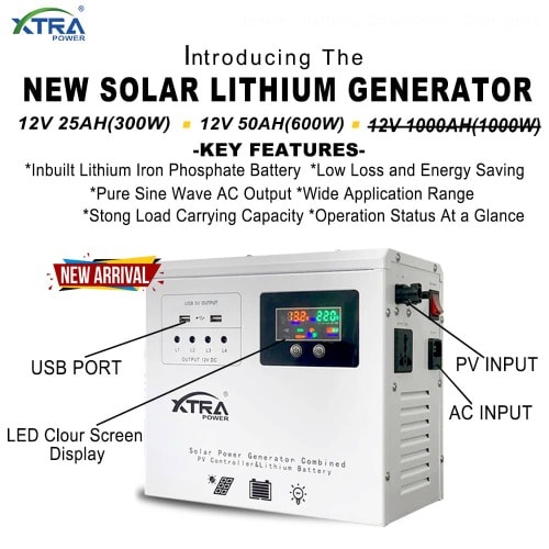 Xtrapower Solar Lithium Generator 300W