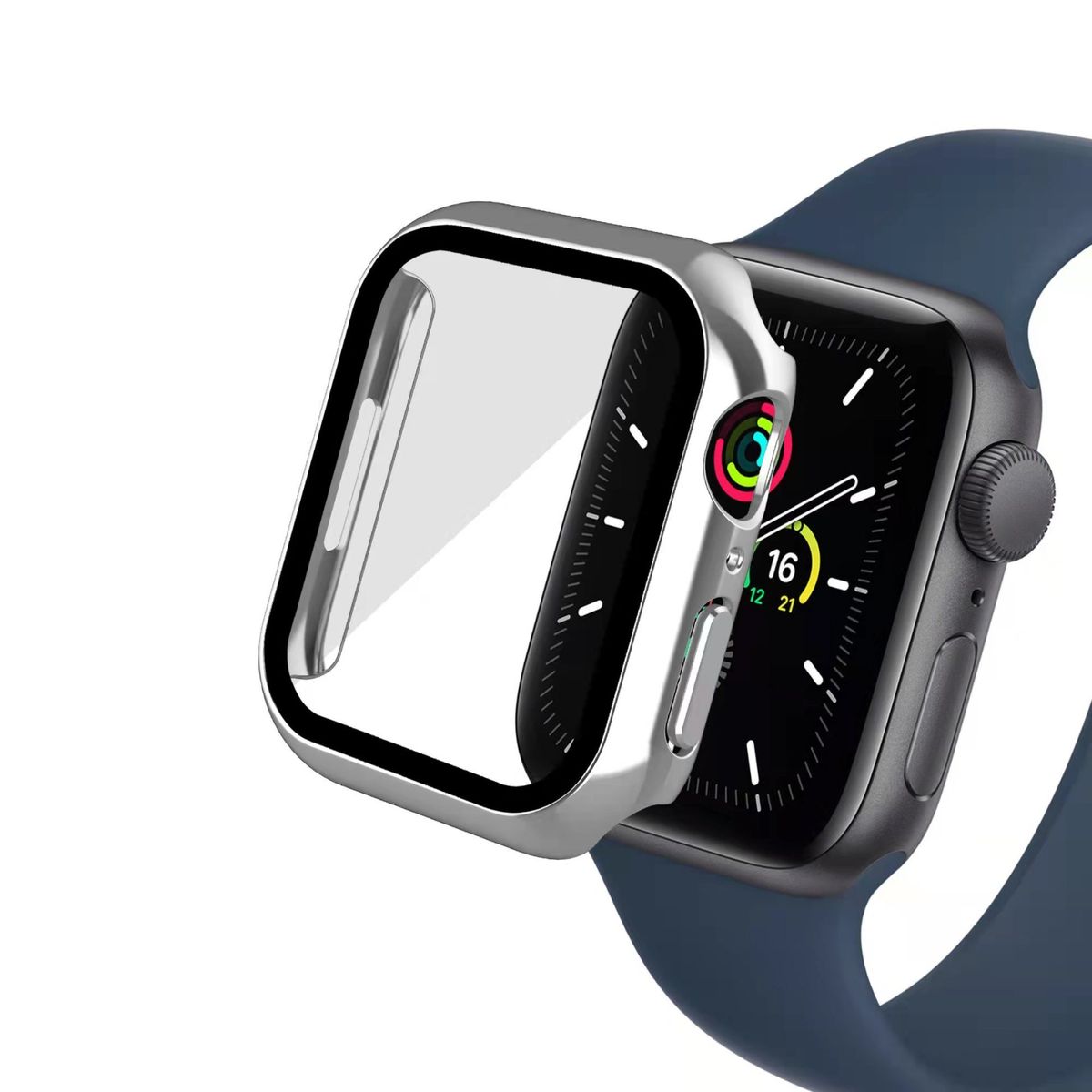 Tempered Film Watch Case For Apple Watch Series 8 / 7 45mm