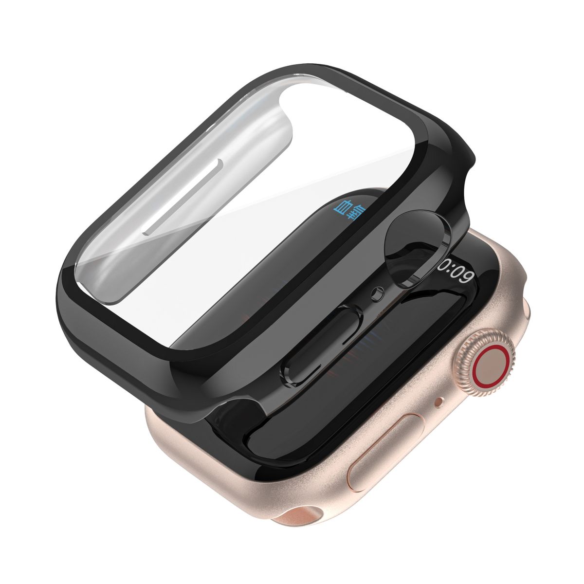 Tempered Film Watch Case For Apple Watch Series 8 / 7 45mm