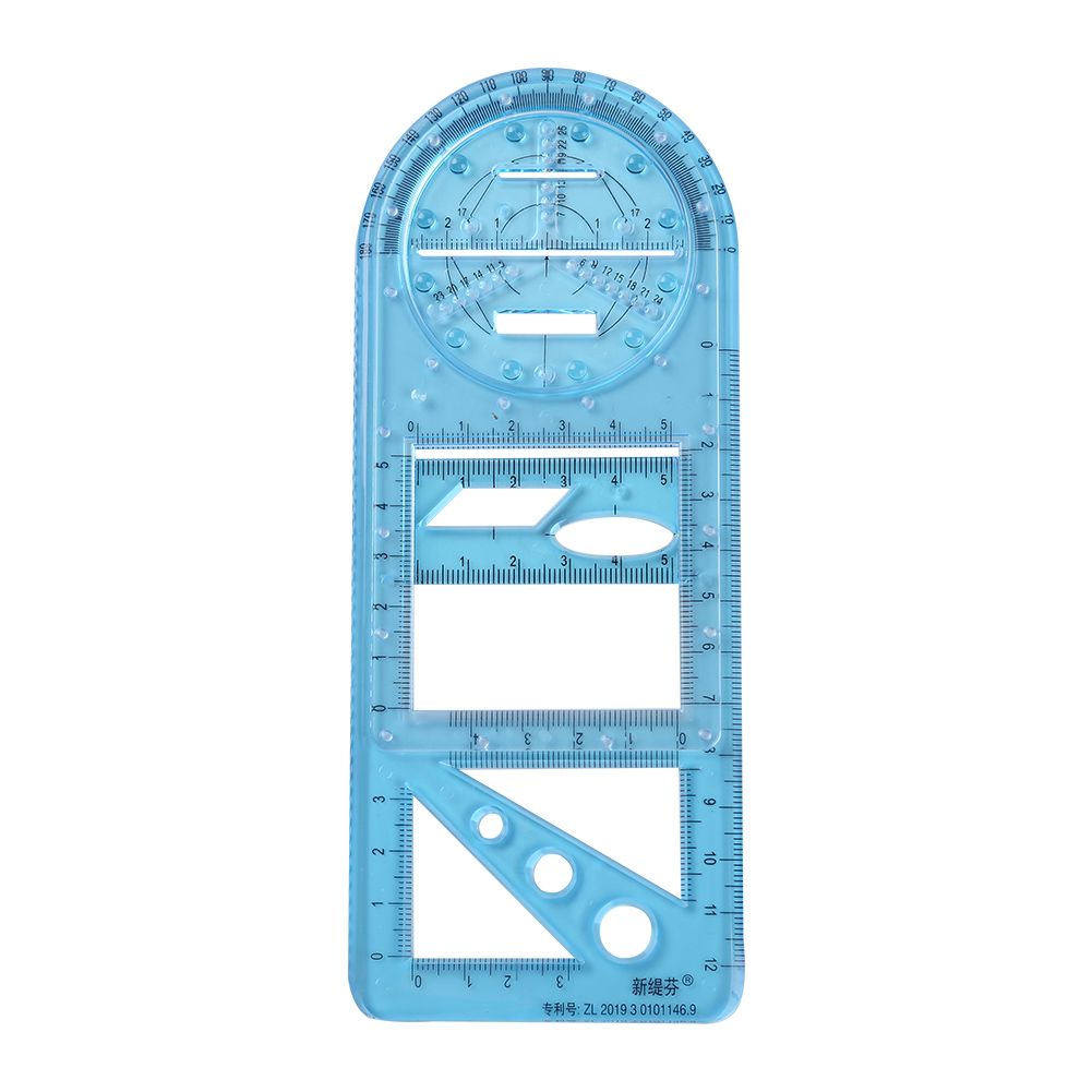 Multifunctionaeometric Ruler Geometric Drawing Template