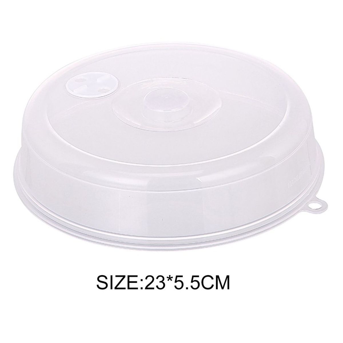 CO Large Microwave Splatter Cover With Steam Vents Fresh-keeping Plate Bowl-transparent