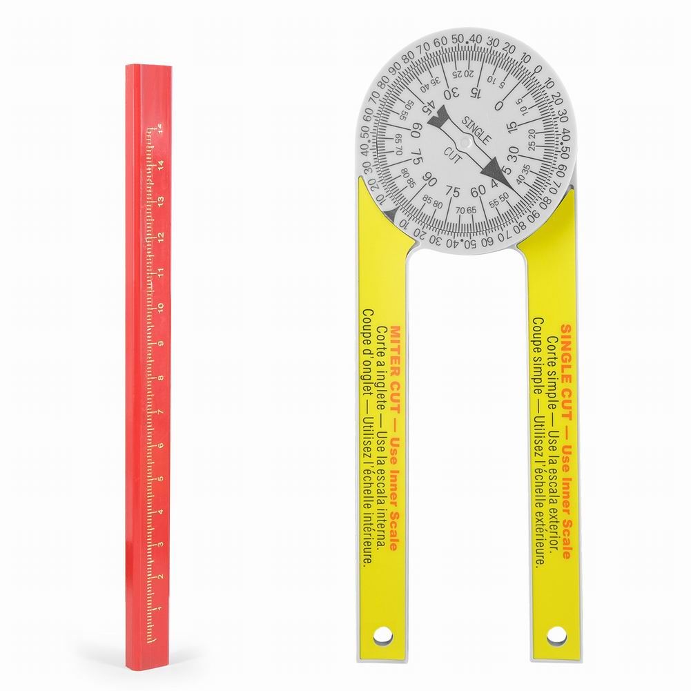 Miter Protractor 7 Inch ABS Digital Protractor Ruler Angle