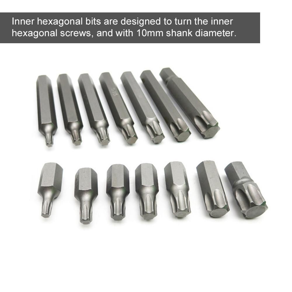 40PCS Chrome-vanadium Steel Bicycle Inner Hexagon Bit Twelve Point Bits Socket Combination Set Bike Repairing Tools